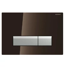 Geberit Sigma 40 umbra barna üveg nyomólap