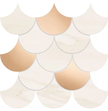 tubadzin sheen copper mozaik 19,3x29 cm
