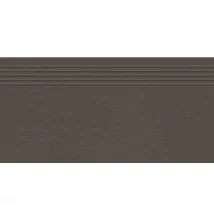 tubadzin industrio dark brown lépcsőlap 59,8x29,6 cm