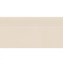 tubadzin industrio ivory lépcsőlap 59,8x29,6 cm