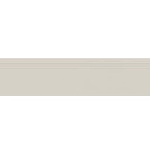 tubadzin industrio light grey lépcsőlap 119,8x29,6 cm