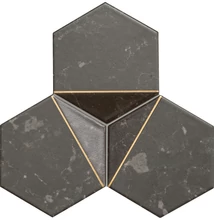 tubadzin scoria black 1 dekor 19,2x16,5 cm