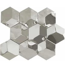 valore next inox 3d mosaic 25x31 cm