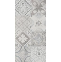valore moris patchwork grey 30x60 cm