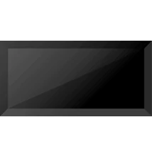 valore crystal black glass 15x30 cm