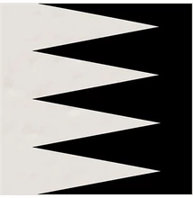 vives filippo soul grinyon blanco negro 20x20 cm