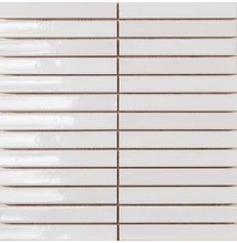 amadis short stick gloss blanco multitono csempe 2x15 cm