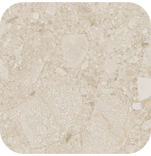 arcana black&cream chekers rounded cream beach 24,3x24,3 cm