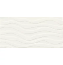 cersanit blanka PS610 white lines sturcture matt csempe 29,7x60 cm