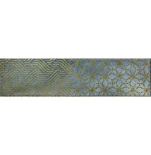cifre cambre mistel blue fényes dekor csempe 7,5x30 cm