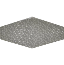 cifre viena hex graphite fényes dekor csempe 10x20 cm