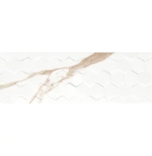 color calacatta gold hexagon csempe 25x75 cm