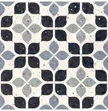 delconca frammenti FR2 azurro fiore 20x20 cm