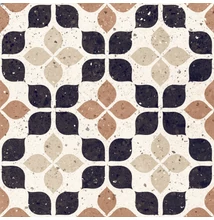 delconca frammenti FR6 terracotta fiore 20x20 cm