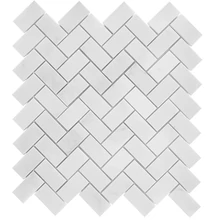 dunin black&white eastern white herringbone 48 glossy 28,5x28,5 cm
