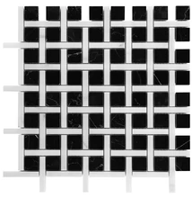 dunin black&white pure black bw02 glossy 30,5x30,5 cm