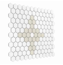 dunin mini hexagon floret matt 30x26 cm