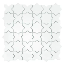 dunin star & cross white matt 30,2x30,2 cm