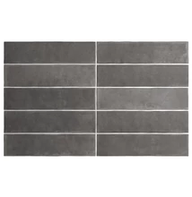 equipe argile dark csempe 6x24,6 cm