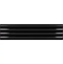 equipe costa nova praia black gloss csempe 5x20 cm