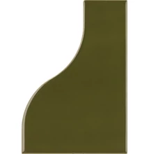 equipe curve garden green gloss csempe 8,3x12 cm