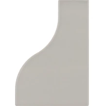 equipe curve grey matt csempe 8,3x12 cm