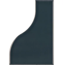 equipe curve ink blue gloss csempe 8,3x12 cm