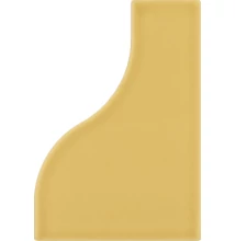 equipe curve yellow matt csempe 8,3x12 cm