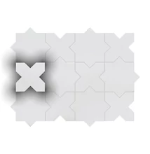 equipe porto cross oxford gray 12x12 cm