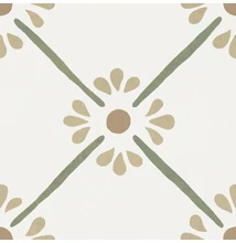 harmony provenza green flower 22,3x22,3 cm