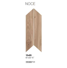 la fabbrica honey wood chevron XL noce nat 15x85,6 cm 