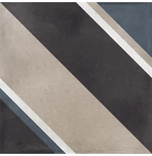 la fabbrica small trend diagonal black fényes csempe 10x10 cm
