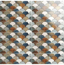 mainzu bellagio escama caramel decor 10x30 cm