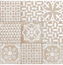 mainzu kasma blanc 20x20 cm