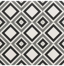 mainzu trinity belfast black padlólap 20x20 cm