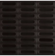 marazzi confetto nero str 3d MEUX 5x15 cm