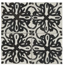 marazzi memoria tappeto 4 nero csempe MANS 15x15 cm
