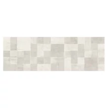 mgm metal rilievo grigio/bianco csempe 25x75 cm