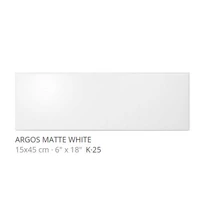 realonda argos matte white 15x45 cm