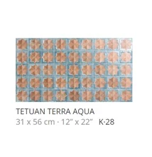 realonda tetuan terra aqua 31x56 cm