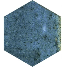 ribesalbes artisan hex blue csempe 11,8x10,2 cm