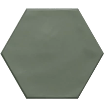 ribesalbes geometry hex green matt padló 15x17,3 cm