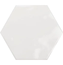 ribesalbes geometry hex white csempe 15x17,3 cm
