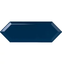 ribesalbes picket beveled beveled navy glossy csempe 10x30 cm