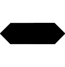 ribesalbes picket black glossy csempe 10x30 cm