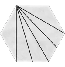 ribesalbes scandinavian white dekor matt padlólap 15x17,3 cm