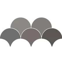 ribesalbes sailing drop dark grey gloss csempe 15,2x17,2 cm