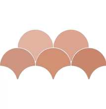 ribesalbes sailing drop flamingo gloss csempe 15,2x17,2 cm