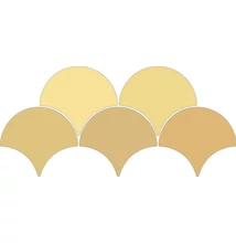 ribesalbes sailing drop mustard gloss csempe 15,2x17,2 cm