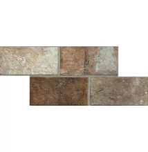 rondine london multicolor brick 13x25 cm